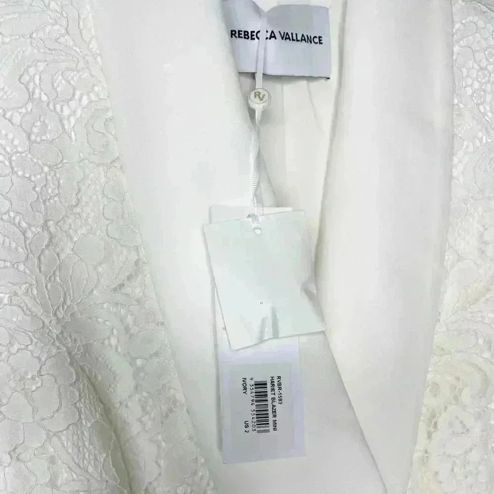 NWT Rebecca Vallance Bridal Harriet blazer minidress Size 2 US - Picture 9 of 16